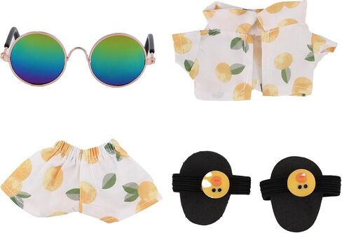 Clothes for Doll, Cute Toy Dress Up Outfit Stylish Clothes Accessories for 6.7in Doll (Summer Lemon Style) in Saudi Arabia