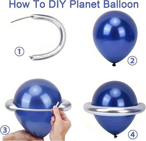 Space Balloon Arch Kit - Galaxy Party Decorations with Astronaut & Rocket Foil Balloons, DIY Space Themed Birthday Decor for Boys Girls, Baby Shower, NASA Party - Includes Arch Strip in Saudi Arabia