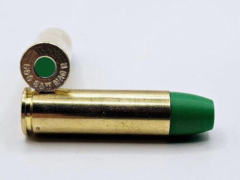 500 S&W Magnum Snap Caps - جولات التدريب - مجموعة من 5 (Orange & Brass) in Saudi Arabia