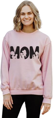 Lil Dreamers Comzy Comfort for Moms: Sweatshirt-themed mom (L ، Black) in Saudi Arabia