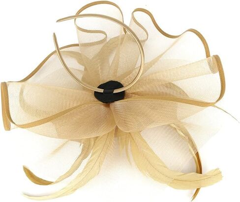 ORIDOOR Women's Organza Cloche Bowler Hat Derby Fascinator for Tea Party Bridal Wedding Dress Hat in Saudi Arabia