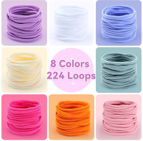 برو 10 بوصة بلون بلون طقم الأفق للأطفال والمبتدئين ، الحرف الكبيرة النسيجية للبنات من عمر 6 إلى 12 سنة ، وأفكار هدايا لعيد الميلاد وعيد الميلاد ، 112 حلقات حساسة لصنع 2 من حاملي الأواني in Kuwait