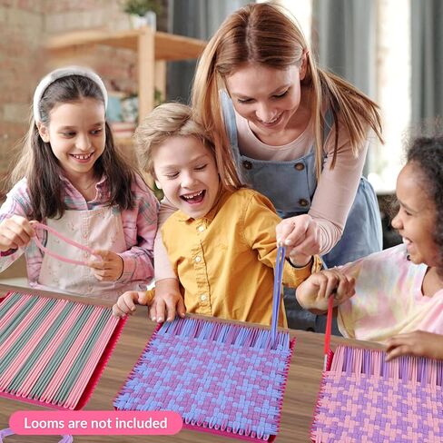 برو 10 بوصة بلون بلون طقم الأفق للأطفال والمبتدئين ، الحرف الكبيرة النسيجية للبنات من عمر 6 إلى 12 سنة ، وأفكار هدايا لعيد الميلاد وعيد الميلاد ، 112 حلقات حساسة لصنع 2 من حاملي الأواني in Kuwait