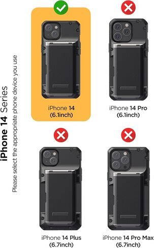 حافظة هاتف VRS DESIGN Damda Glide Pro لهاتف iPhone 14، محفظة شبه تلقائية متينة [4 بطاقات] حافظة متوافقة مع iPhone 14 (2022) (أسود أخدود) in Kuwait