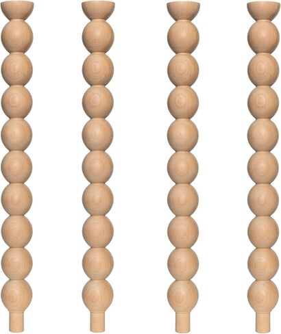 ساق طاولة المكاتب المنزلية الخشبية ، ساق طاولة الجهاز الخشبية ، أرجل طاولة وحدة التحكم يدويًا ، أرجل المكتب الحديثة الثقيلة (26 بوصة / 65 سم) in Saudi Arabia