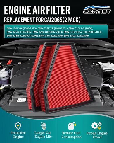 Cartist CF10285 HEPA Cabin Air Filter Fits for Toyota Camry/Corolla/4Runner Sienna Tundra RAV4 Lexus RX350 Cabin Filter Replacement w/Activated Carbon for Car Passenger Compartment (2 Pack) in Saudi Arabia