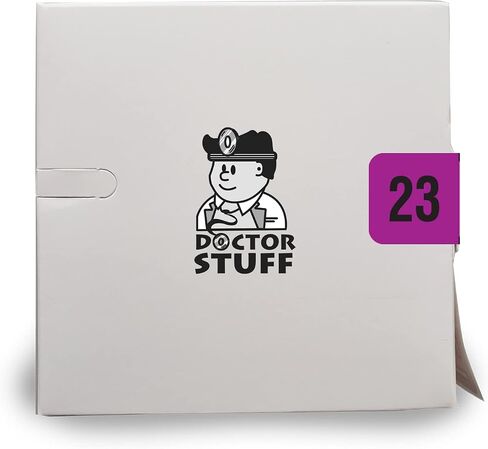 2025 Year Stickers, Compatible with Smead ETYJ, Doctor Stuff 2025 Chart Stickers, Black Color Coded, USA Made Year Labels for End Tab File Folders, 500 Labels/Roll in Dispenser Box, 3/4" x 1-1/2" in Kuwait