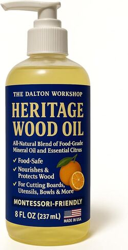 مكيف زيت المعادن من الدرجة الغذائية للوحة تقطيع الخشب ، كتلة الجزار ، كونترتوب ، أواني ، وأكثر من ذلك. 8oz ez pump bottle. in Kuwait