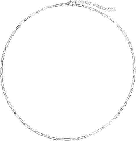 6 حزمة الورق سلسلة سلسلة القلادة غائبة قابلة للتعديل الذهب مطلي بالفولاذ المقاوم المقاوم للصدأ سلاسل لصنع المجوهرات in Kuwait