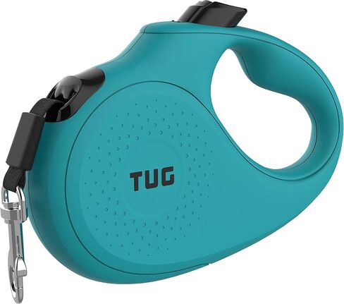 TUG Monochrome 360° Tangle-Free Retractable Dog Leash | 16 ft Strong Nylon Tape (Small, Aqua) in Saudi Arabia