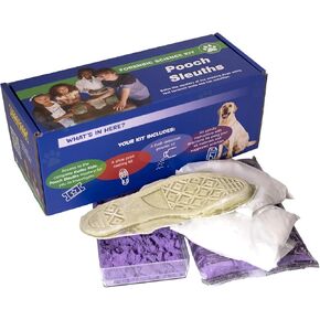 Crime Scene Solve The Pooch Sleuths Case: Camp and Classroom Size - for 25 Students - Cast Shoeprints - Detect Theft - Includes Online Streaming Video (Made in The USA)