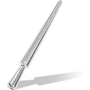 Hudinsun Ring Sizer Mandrel, Hammerable Solid Ring Mandrel, Aluminum Ring Mandrel for Ring Making and Jewelry Making