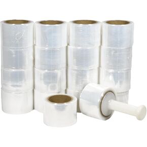 Cast Narrow Banding Stretch Wrap Film Self-Adhering 3 Inch x 1000 Feet x 80 Gauge 18 Rolls