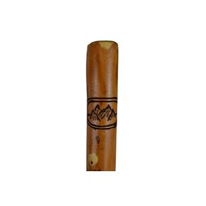 Walking Stick, Mountain Scene Carving on Hiking Stick Up to 60" tall, by Creation Carvings