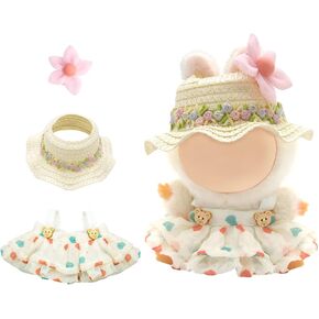 Doll Clothes Compatible with La bubu, 6.7 Inch Doll Dress Up Accessories, Clothes Set for Dolls, La Bubu Clothes Outfits - No Doll Included (Purple)