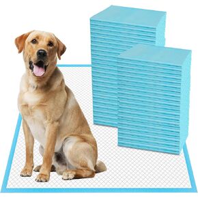 Boscute XXL Thicken 6 Layers Heavy Absorbent 30"x36" Pet Training Dog Pee Pads, Extra Large Polymer Leak-Proof Quick Dry Puppy Pee Pads, Disposable Pee Pads for Dogs Cats Rabbit
