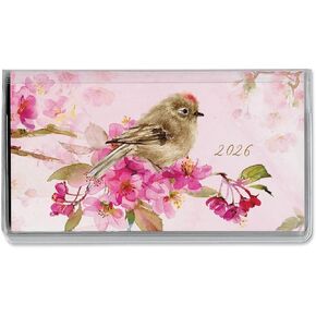2026 Paradise Tropical Planner Pocket Calendar & Memo Pad, 3.5-Inch x 6.5-Inch Size Closed, Bookstore-Quality Monthly Floral Purse Calendars With 30 Note Pages for Kitchen & Office in Saudi Arabia