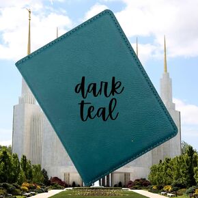 Custom Temple Book - Temple Recommend Holder - Ordinance Holder (White Marble)