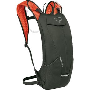 حقيبة ظهر لركوب الدراجات للرجال من Osprey Katari 7L مع خزان هيدروليكي، Green Creek