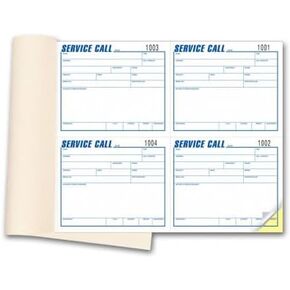 Service Call Books