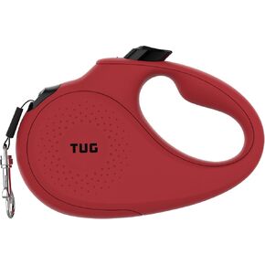 TUG Monochrome 360° Tangle-Free Retractable Dog Leash | 16 ft Strong Nylon Tape (Small, Aqua)