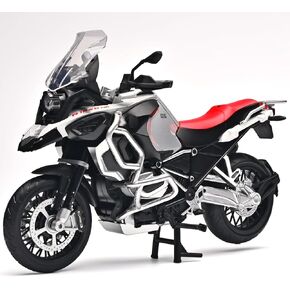 Diecast Motorcycle Model Kit 1/12 Scale R1250 GS ADV Model Motorcycles,Kids Motorcycles Toy Front Wheel Can Be Steered Left and Right,Motorcycle Toys for Kids 3-5（Blue）