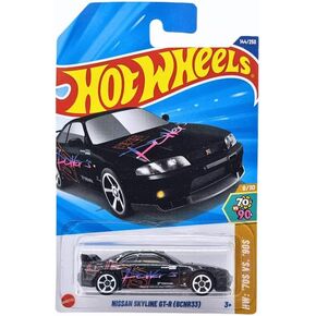 Hot Wheels Nissan Skyline GT-R (BCNR33) [Black], '70s VS. '90s 8/10, 144/250