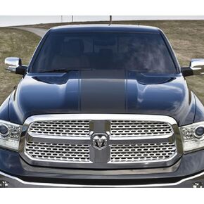 Hood Vinyl Stripe For Dodge Ram 1500 Decal Custom Racing Graphics