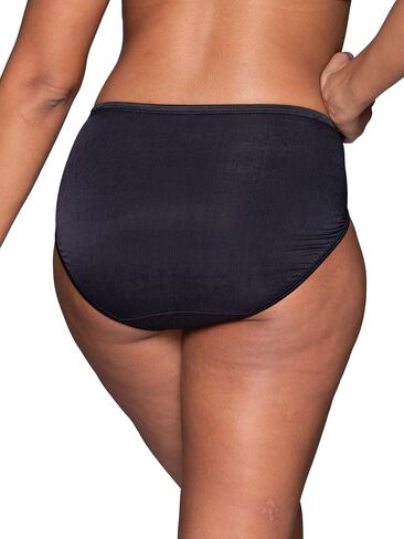 Vanity Fair Women's Illumination Hi Cut Panties (Regular & Plus Size), 3 Pack - Wild Berry/Morning Rain/Opal Haze Print, 7 in Saudi Arabia