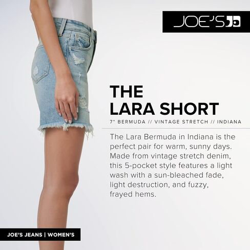 Joe's Jeans womens The 7" Lara Bermuda Short Bermuda Shorts in Kuwait