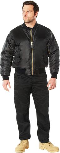 Rothco 20415 Concealed Carry MA-1 Flight Jacket Color : Sage Green,Size : L in Saudi Arabia