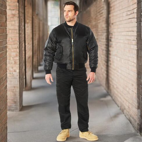 Rothco 20415 Concealed Carry MA-1 Flight Jacket Color : Sage Green,Size : L in Saudi Arabia