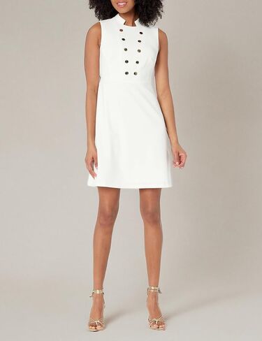 Tommy Hilfiger Women's Petite Sleeveless Mock Collar Dress in Saudi Arabia