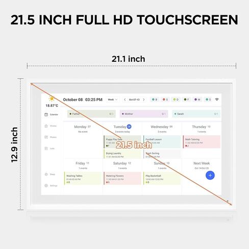 Digital Picture Frame 10.1 Inch Smart WiFi Digital Photo Frame 2 Pack in Saudi Arabia