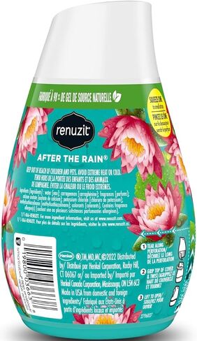 Renuzit Gel Air Freshener, Pure Breeze, 3 Pack, 4 Count, 12 Total Air Fresheners in Saudi Arabia
