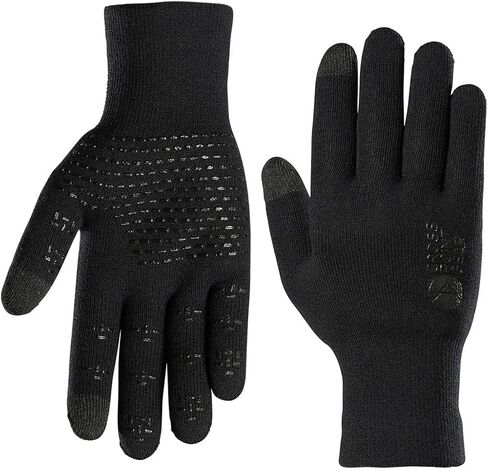 Showers Pass Crosspoint Waterproof Knit Outdoor Activity Hand Warming Gloves - Touchscreen Compatible - Unisex in Kuwait