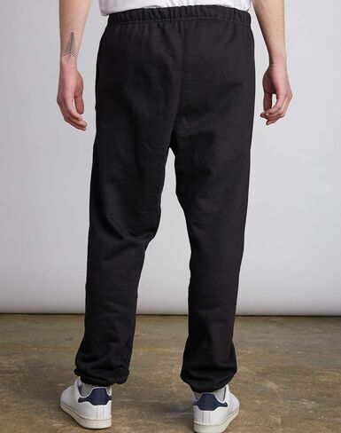 Champion Men's Everyday Elastic Hem Fitted Ankle Cotton Pants, DarkGrey, S in Saudi Arabia