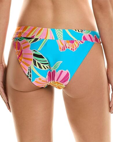 Trina Turk Women's Standard Poppy Banded Hipster Bikini Bottom-Cheeky Coverage, Swimwear Separates, Multi in Saudi Arabia