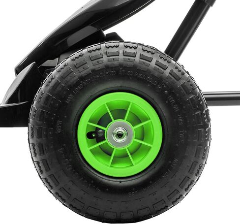 Aosom Kids Pedal Go Kart Ride-on Toy with Ergonomic Comfort, Pedal Car with Tough, Wear-Resistant Tread, Go Cart Kids Car for Boys & Girls with Suspension System, Safety Hand Brake, Ages 5-12, Red in Kuwait