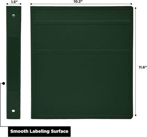 Carstens Paper Charting Toolkit with 1-Inch Binders (Set of 20), Including 11-Tab Blank Plastic Dividers and ID Cards – Side Opening, Red in Kuwait