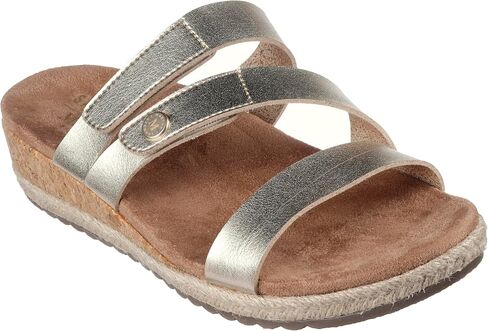 Skechers Women's Martha Stewart Breezie-Shiny Luster Wedge Sandal in Saudi Arabia