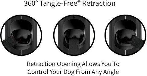 TUG Monochrome 360° Tangle-Free Retractable Dog Leash | 16 ft Strong Nylon Tape (Small, Aqua) in Saudi Arabia