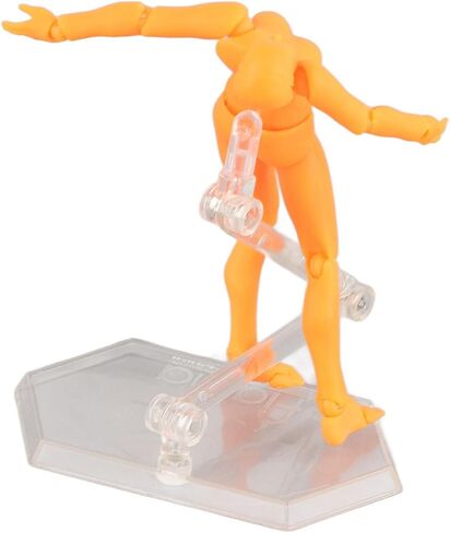 PVC Action Figure Body with Holder - Opesable Desible - لرسم الرسومات (MAN) (امرأة) (رجل) (امرأة) (رجل) (امرأة) in Kuwait