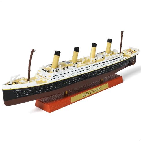 1/1250 RMS Titanic Cruise Ship Model Classic Alloy Metal Die-cast Boat Model Legendary British Cruise with Wooden Display Stand Suitable for Collection or Gift for Adults in Saudi Arabia