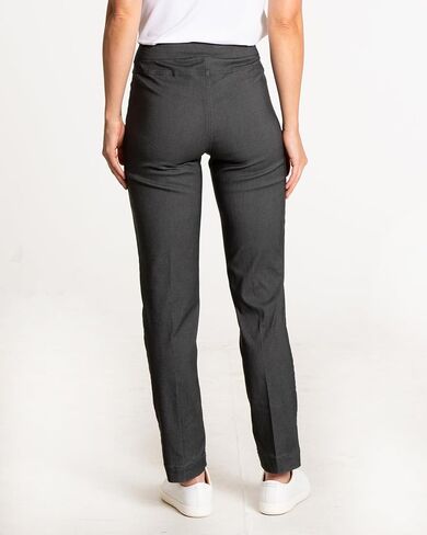 SLIM-SATION Womens Golf Apparel - Women's Regular Pull-On Straight-Leg Pant with Pockets (Midnight,8) in Saudi Arabia