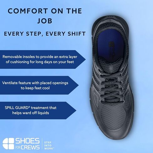 Shoes for Crews Stride, Men’s Non Slip Athletic Work Shoes in Saudi Arabia
