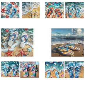 Flip Flops 20oz Tumbler Sublimation Prints Bundle Ready to press