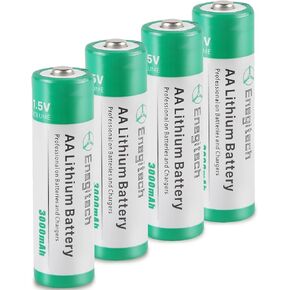 بطاريات الليثيوم AA ، 3000 مللي أمبير في الساعة 1.5 فولت مضاعفة بطارية 10 سنوات ممر الوجه 16 حزمة لميض الكاميرا المصباح الشمسي من الإضاءة الشمسية التحكم عن بُعد. in Kuwait