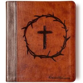 Hand Lettered and Laser Engraved ESV Journaling Study Bible, Personalized Gift, Custom Name Engraving Available