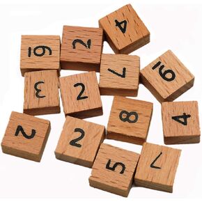 WE Games Sudoku Small Replacement Thinking Tiles for Wooden Sudoku Game